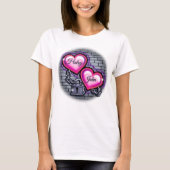 Graffiti Hearts T - Shirt (Vorderseite)