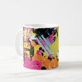 Graffiti hell psychedelisch nahtlos Muster illus Kaffeetasse (Vorderseite Links)