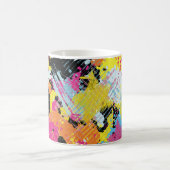 Graffiti hell psychedelisch nahtlos Muster illus Kaffeetasse (Mittel)