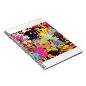 Graffiti hell psychedelisch nahtlos Muster illus Notizblock (Rechte Seite)