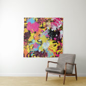 Graffiti hell psychedelisch nahtlos Muster illus Wandteppich (Beispiel (Horizontal))