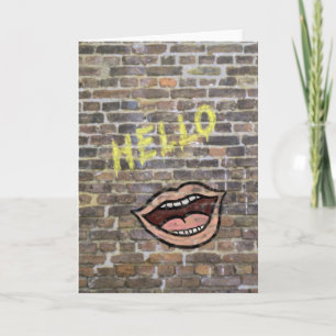 Graffiti-Hello-Card Karte