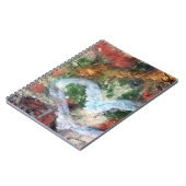 Graffiti-Herz-Raum-Zeitschrift Notizblock (Linke Seite)