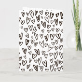 Graffiti Herz Valentinstag Karte (Rückseite)