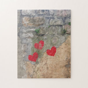 Graffiti-Herzen Puzzle