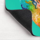 Graffiti-Herzklopfkunst Mousepad (Ecke)