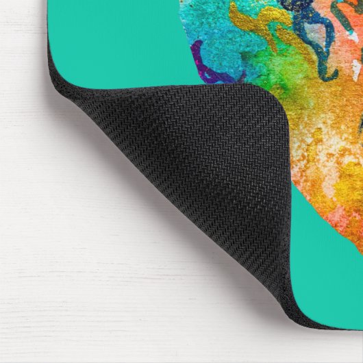 Graffiti-Herzklopfkunst Mousepad (Ecke)