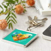 Graffiti-Herzklopfkunst Schlüsselanhänger (Seite)