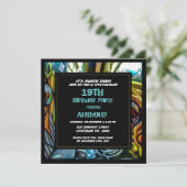 Graffiti Highway - Einladung zum Geburtstag (Stehend Vorderseite)