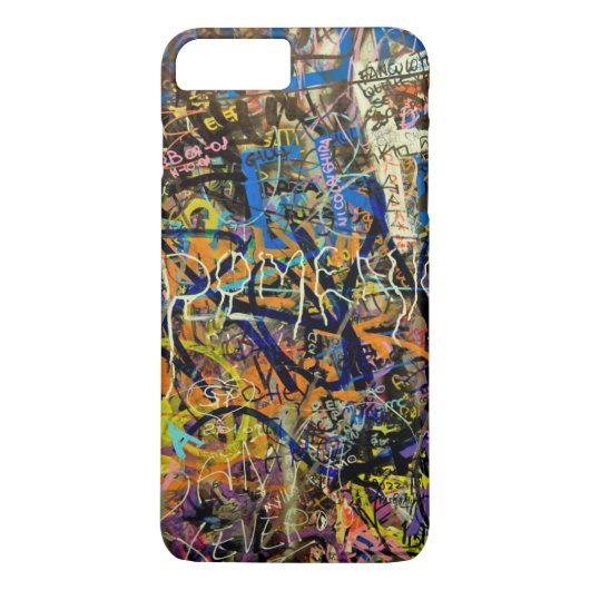 Graffiti-Hintergrund Case-Mate iPhone Hülle (Rückseite)