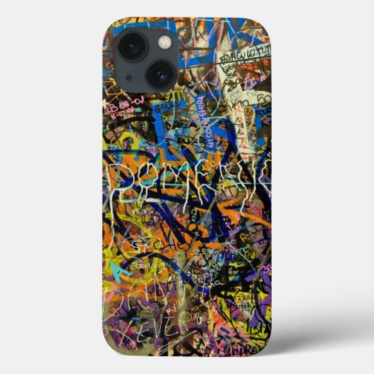 Graffiti-Hintergrund Case-Mate iPhone Hülle (Rückseite)