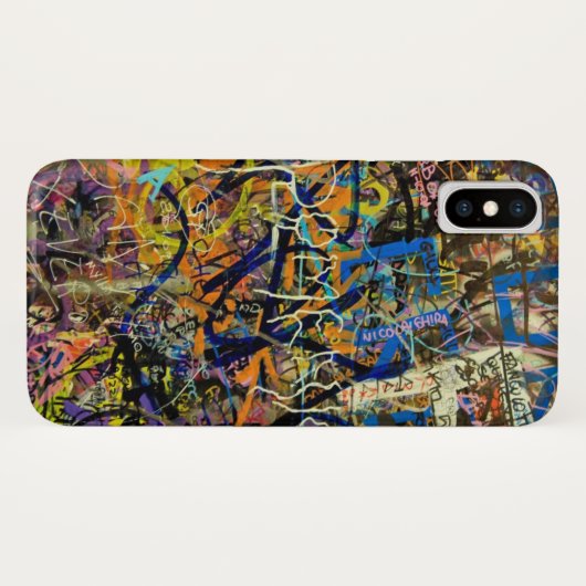 Graffiti-Hintergrund Case-Mate iPhone Hülle (Rückseite (Horizontal))