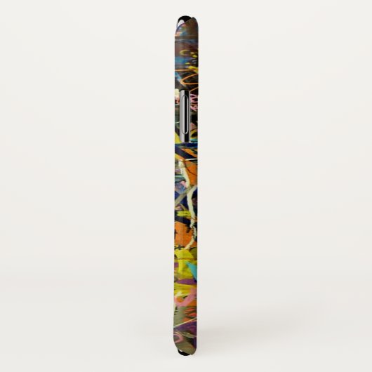 Graffiti-Hintergrund Case-Mate iPhone Hülle (Hinten/Rechts)