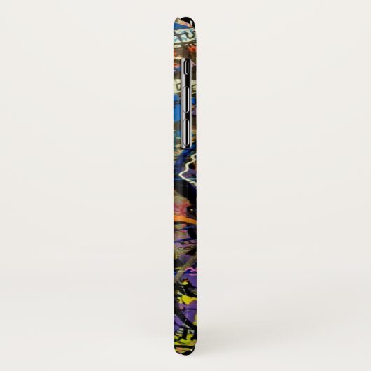 Graffiti-Hintergrund Case-Mate iPhone Hülle (Hinten/Links)