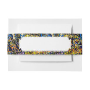 Graffiti-Hintergrund Einladungsbanderole