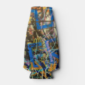 Graffiti-Hintergrund Flaschenkühler (Vorderseite)