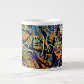 Graffiti-Hintergrund Jumbo-Tasse (Vorderseite)