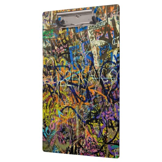 Graffiti-Hintergrund Klemmbrett (Links)