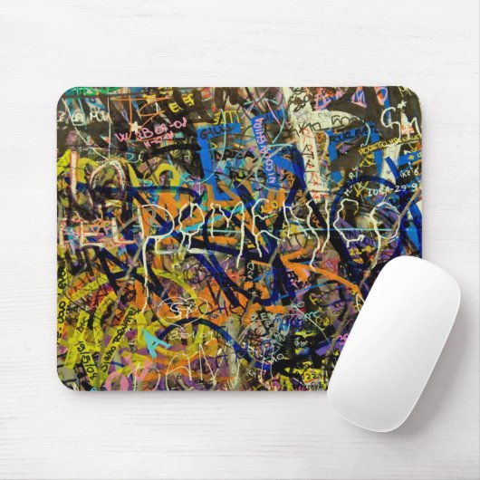 Graffiti-Hintergrund Mousepad (Mit Mouse)