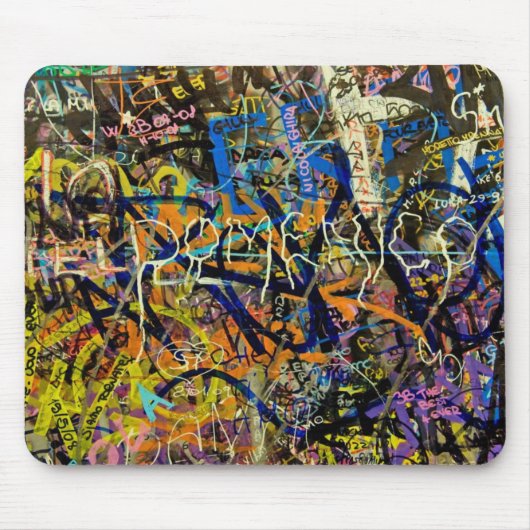 Graffiti-Hintergrund Mousepad (Vorne)