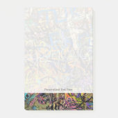 Graffiti-Hintergrund Post-it Klebezettel (Vorderseite)