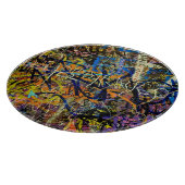 Graffiti-Hintergrund Schneidebrett (Ecke)