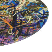 Graffiti-Hintergrund Schneidebrett (Ecke)