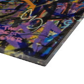 Graffiti-Hintergrund Schneidebrett (Ecke)
