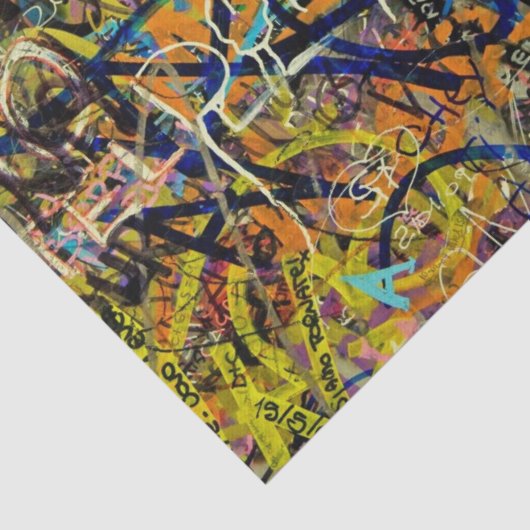 Graffiti-Hintergrund Seidenpapier (Ausschnitt)