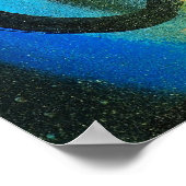 Graffiti-Hintergrundinformationen-Poster Poster (Ecke)