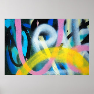 Graffiti-Hintergrundinformationen-Poster Poster