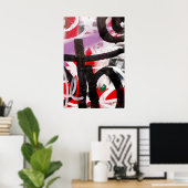 Graffiti-Hintergrundplakat Poster (Heimbüro)