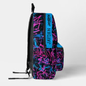 Graffiti hip hop pattern bedruckter rucksack (Links)