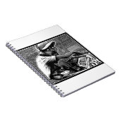 Graffiti Hip Hop Turntable Notizblock (Rechte Seite)