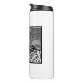 Graffiti Hip Hop Turntable Thermosbecher (Nach rechts gedreht)