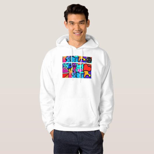 Graffiti hoodie (Vorne ganz)