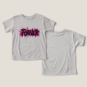Graffiti Hot Pink "FOREVER" (Design Vorderseite & Rückseite)