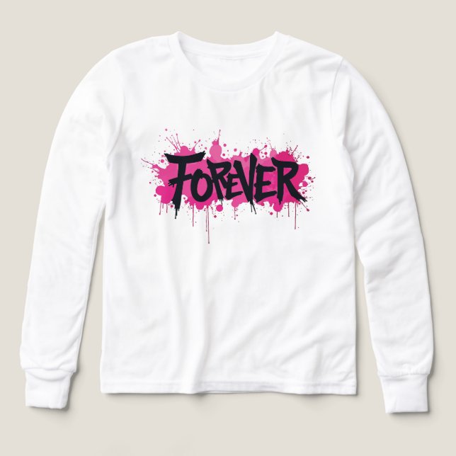 Graffiti Hot Pink "FOREVER" (Design Vorderseite)