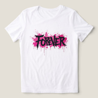 Graffiti Hot Pink "FOREVER" Tri-Blend Shirt