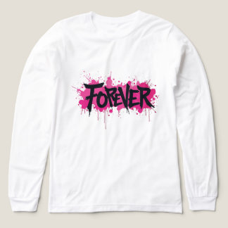 Graffiti Hot Pink "FOREVER" Tri-Blend Shirt