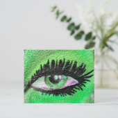 Graffiti - Ich sehe dich Postkarte (Stehend Vorderseite)