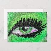 Graffiti - Ich sehe dich Postkarte (Vorne/Hinten)