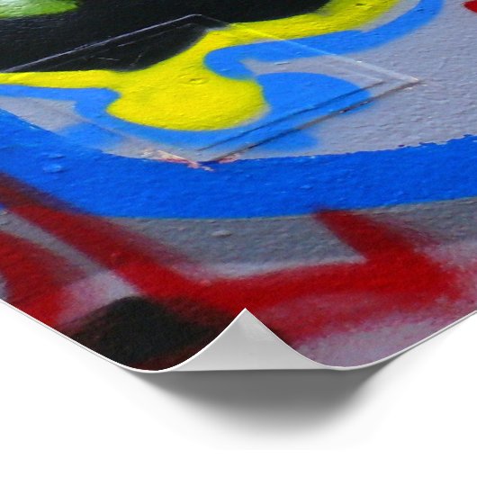 Graffiti-III-Poster Poster (Ecke)