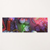 Graffiti-Illustration Yogamatte (Vorderseite (Horizontal))