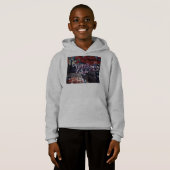 Graffiti im Grau Hoodie (Vorne ganz)