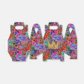 Graffiti im Street-Stil mit Krone Geschenkschachtel (Ungefaltet)