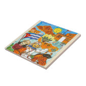 Graffiti in Havana, Kuba Fliese (Seite)