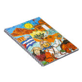 Graffiti in Havana, Kuba Notizblock (Rechte Seite)