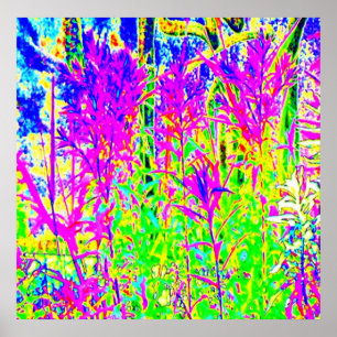 Graffiti in Pflanze : Humber River Bridge Toronto Poster