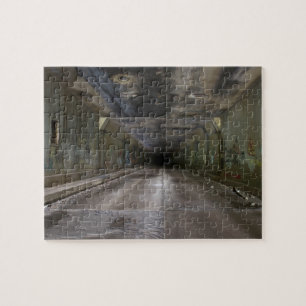 Graffiti in verlassenem Tunnel Puzzle